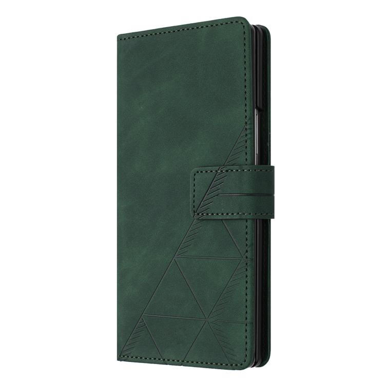 For Samsung Galaxy Z Fold7 5G 3D Embossed Flip Leather Phone Case