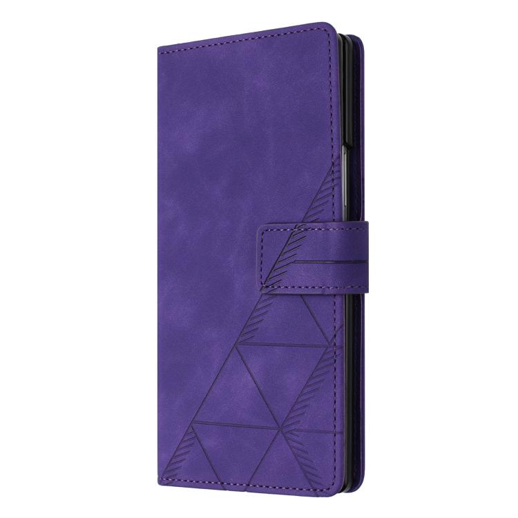 For Samsung Galaxy Z Fold7 5G 3D Embossed Flip Leather Phone Case