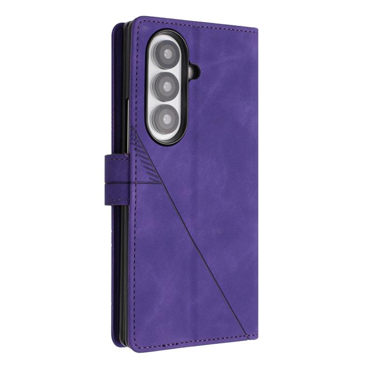 For Samsung Galaxy Z Fold7 5G 3D Embossed Flip Leather Phone Case