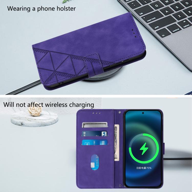 For Samsung Galaxy Z Fold7 5G 3D Embossed Flip Leather Phone Case