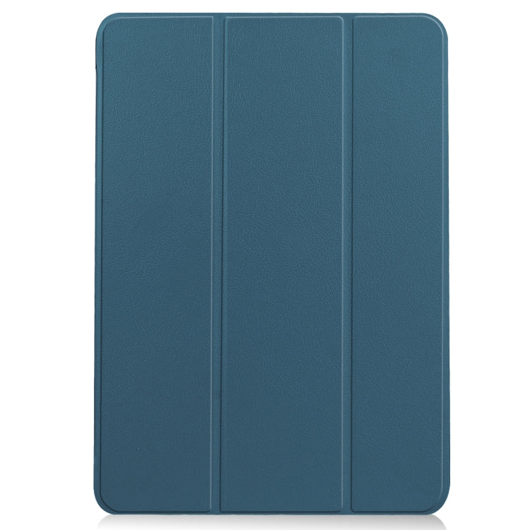 For Sharp Dtab D-41A uster Texture Smart PU Leather Case with Sleep / Wake-up Function & 3-Fold Holder