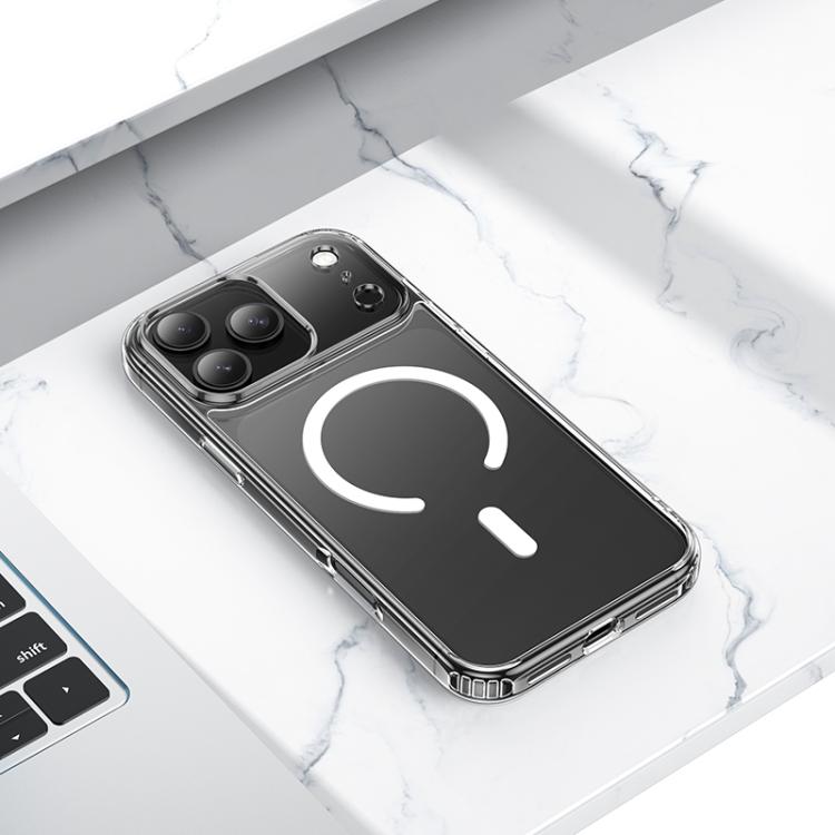 For iPhone 17 Pro Max hoco MagSafe Magnetic Series Airbag Shockproof Phone Case - Transparent