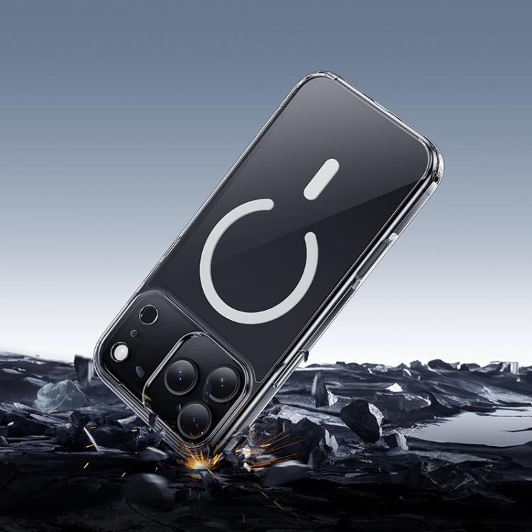 For iPhone 17 Pro Max hoco MagSafe Magnetic Series Airbag Shockproof Phone Case - Transparent