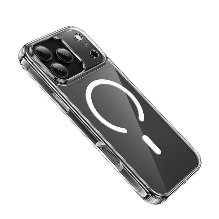 For iPhone 17 Pro hoco MagSafe Magnetic Series Airbag Shockproof Phone Case - Transparent