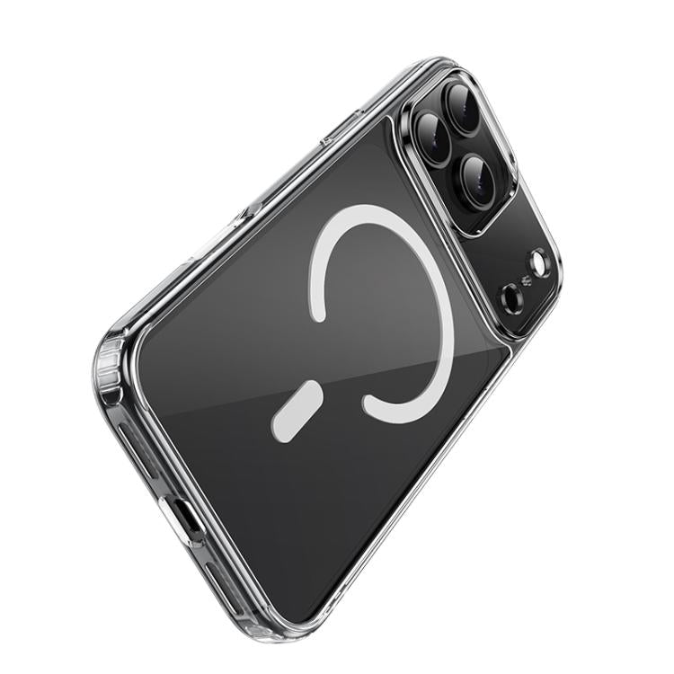 For iPhone 17 Pro hoco MagSafe Magnetic Series Airbag Shockproof Phone Case - Transparent