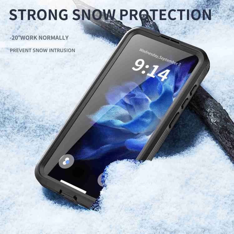 For Samsung Galaxy S25+ 5G RedPepper IP68 Waterproof Triple-proof MagSafe Phone Case - Black