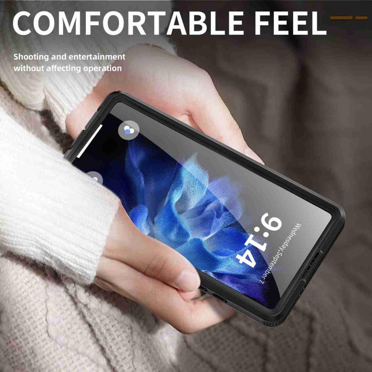 For Samsung Galaxy S25 Ultra 5G RedPepper IP68 Waterproof Triple-proof MagSafe Phone Case - Black