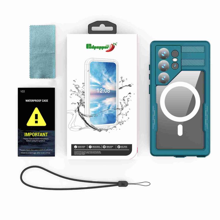 For Samsung Galaxy S24+ 5G RedPepper IP68 Waterproof Triple-proof MagSafe Phone Case