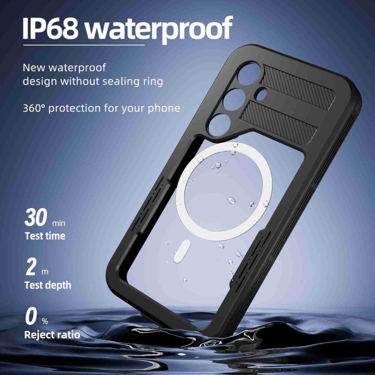 For Samsung Galaxy S24+ 5G RedPepper IP68 Waterproof Triple-proof MagSafe Phone Case