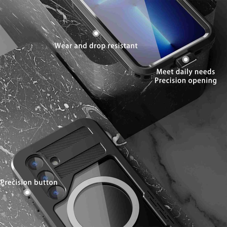 For Samsung Galaxy S24+ 5G RedPepper IP68 Waterproof Triple-proof MagSafe Phone Case