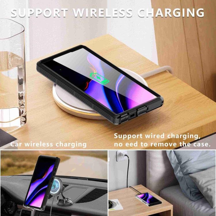 For Samsung Galaxy S24 Ultra 5G RedPepper IP68 Waterproof Triple-proof MagSafe Phone Case