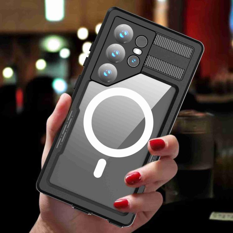 For Samsung Galaxy S24 Ultra 5G RedPepper IP68 Waterproof Triple-proof MagSafe Phone Case