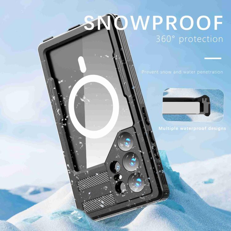 For Samsung Galaxy S24 Ultra 5G RedPepper IP68 Waterproof Triple-proof MagSafe Phone Case