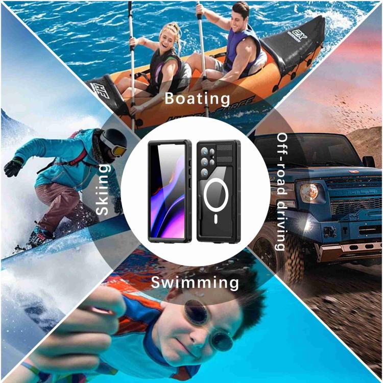 For Samsung Galaxy S24 Ultra 5G RedPepper IP68 Waterproof Triple-proof MagSafe Phone Case