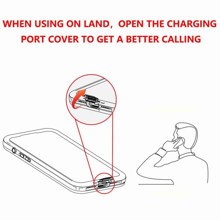 For Samsung Galaxy S24 Ultra 5G RedPepper IP68 Waterproof Triple-proof MagSafe Phone Case