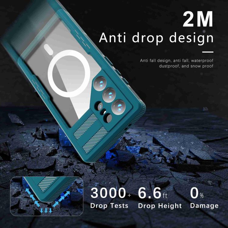 For Samsung Galaxy S24 Ultra 5G RedPepper IP68 Waterproof Triple-proof MagSafe Phone Case