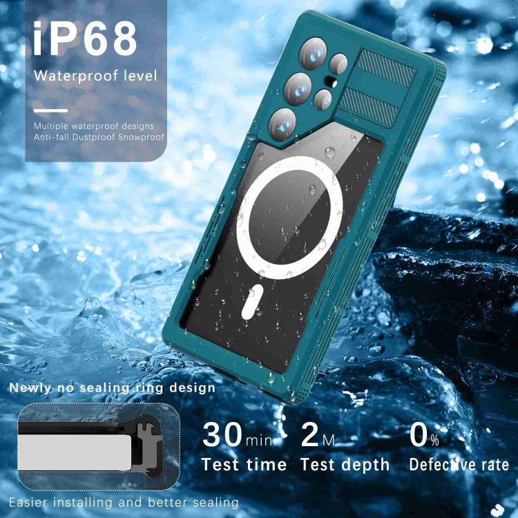 For Samsung Galaxy S24 Ultra 5G RedPepper IP68 Waterproof Triple-proof MagSafe Phone Case