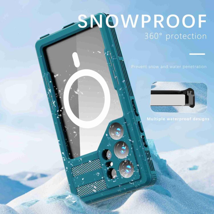 For Samsung Galaxy S24 Ultra 5G RedPepper IP68 Waterproof Triple-proof MagSafe Phone Case