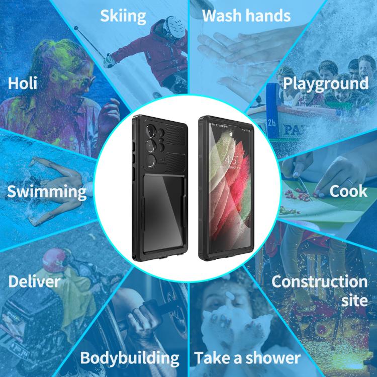 For Samsung Galaxy S23 Ultra 5G RedPepper IP68 Waterproof Triple-proof Phone Case