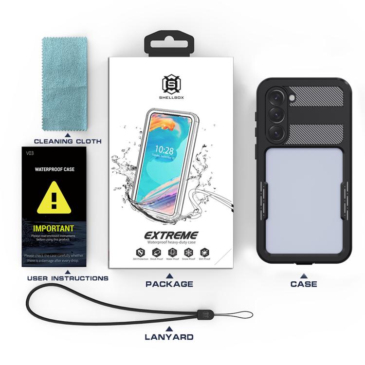 For Samsung Galaxy S23+ 5G RedPepper IP68 Waterproof Triple-proof Phone Case