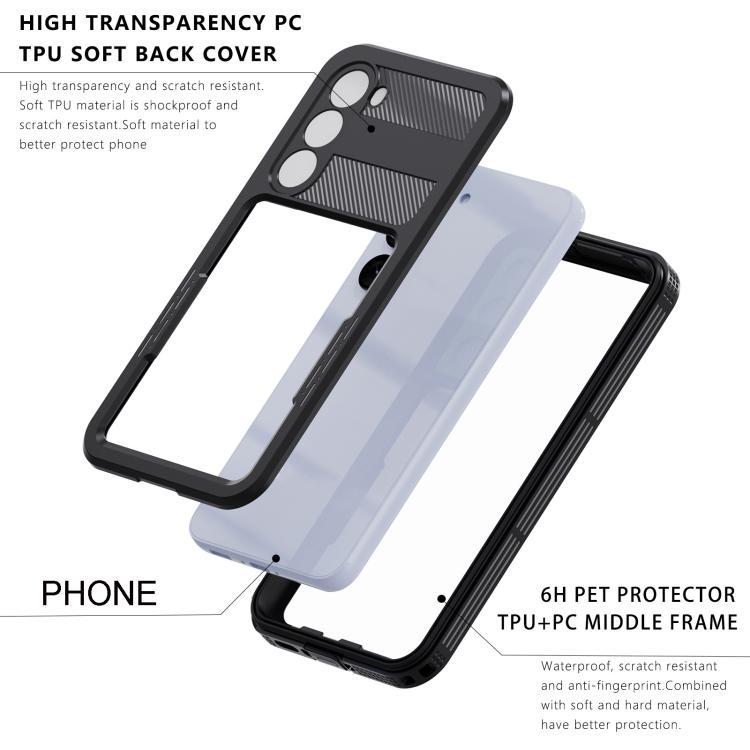 For Samsung Galaxy S23+ 5G RedPepper IP68 Waterproof Triple-proof Phone Case