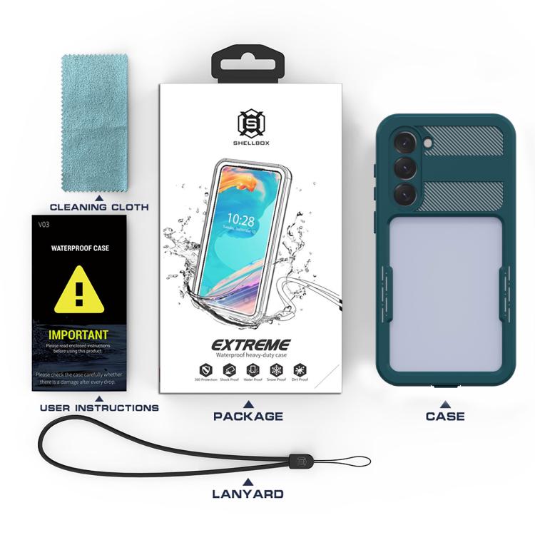 For Samsung Galaxy S23+ 5G RedPepper IP68 Waterproof Triple-proof Phone Case