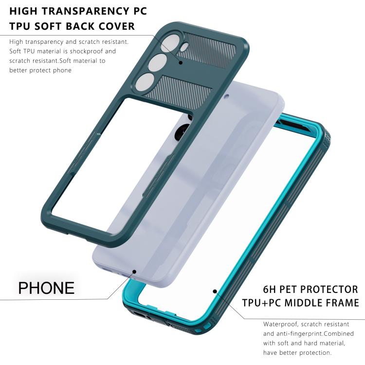 For Samsung Galaxy S23+ 5G RedPepper IP68 Waterproof Triple-proof Phone Case