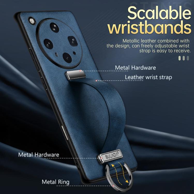 For OPPO Find X8s+ SULADA PC Hybrid Leather Texture Skin Feel Shockproof Phone Case