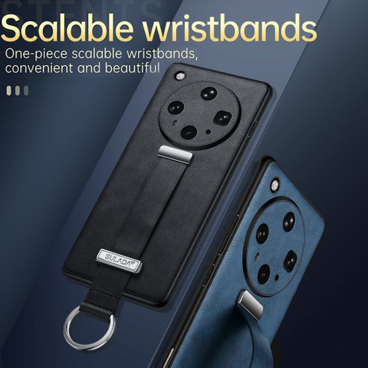 For OPPO Find X8 Ultra SULADA PC Hybrid Leather Texture Skin Feel Shockproof Phone Case