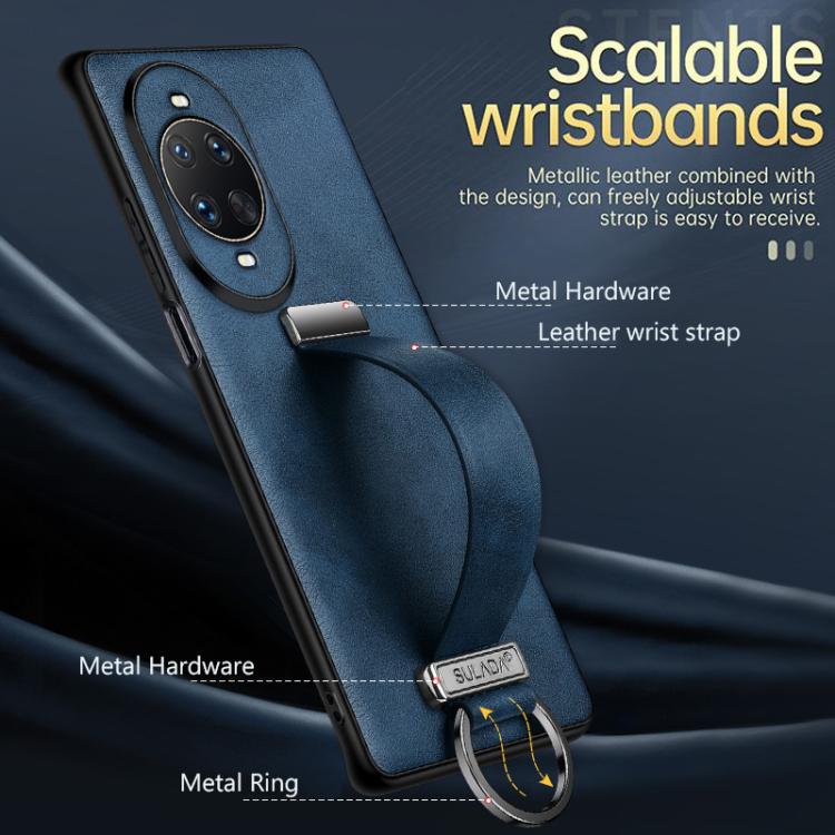 For Huawei nova 14 Ultra SULADA PC Hybrid Leather Texture Skin Feel Shockproof Phone Case