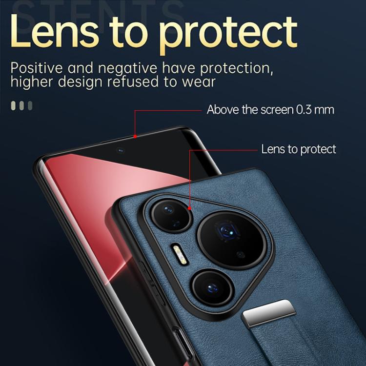 For Huawei Pura 80 5G SULADA PC Hybrid Leather Texture Skin Feel Shockproof Phone Case