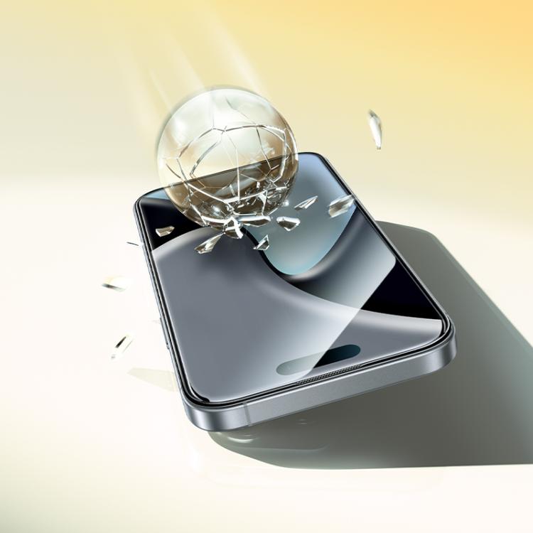 For iPhone 17 / 16 Pro hoco A888 Pro Bear Shield Series Corning Full Screen HD Tempered Glass Film