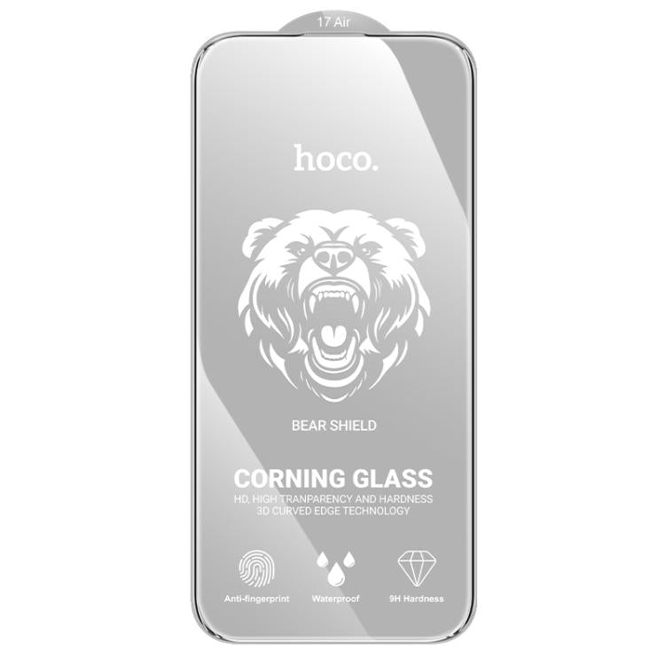 For iPhone Air hoco A888 Pro Bear Shield Series Corning Full Screen HD Tempered Glass Film