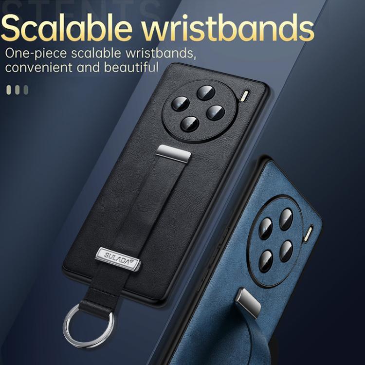 For vivo X200s SULADA PC Hybrid Leather Texture Skin Feel Shockproof Phone Case