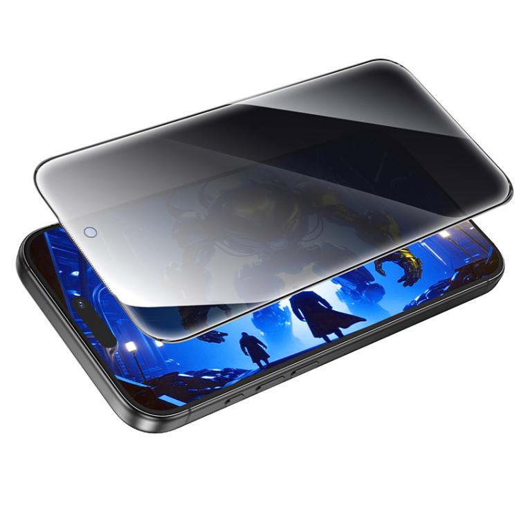 For iPhone 17 Pro hoco A888 Plus Bear Shield Series Full Screen Anti-spy Tempered Glass Film