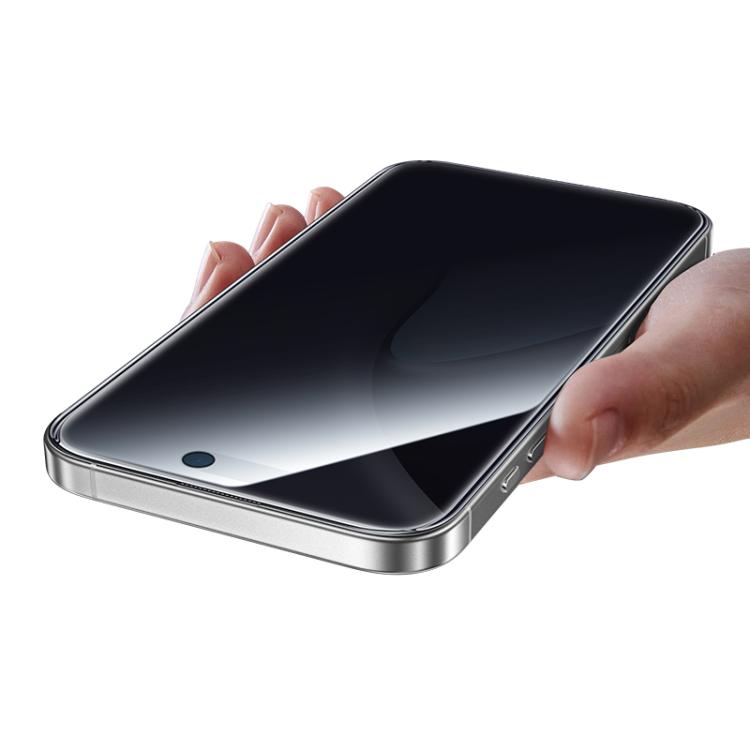 For iPhone 17 / 16 Pro hoco A888 Plus Bear Shield Series Full Screen Anti-spy Tempered Glass Film