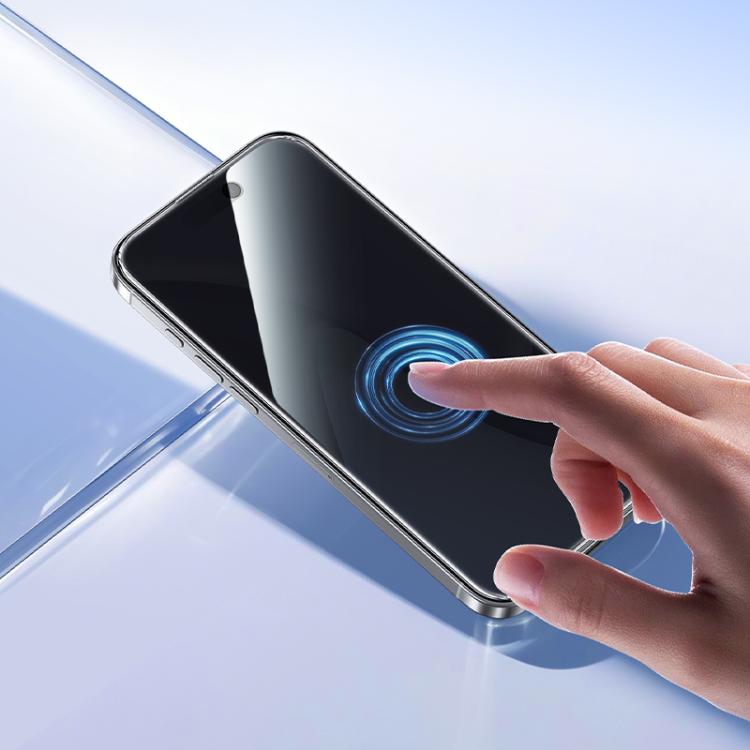 For iPhone 17 / 16 Pro hoco A888 Plus Bear Shield Series Full Screen Anti-spy Tempered Glass Film