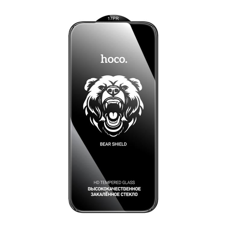For iPhone 17 Pro hoco A888 Bear Shield Series Full Screen HD Tempered Glass Film