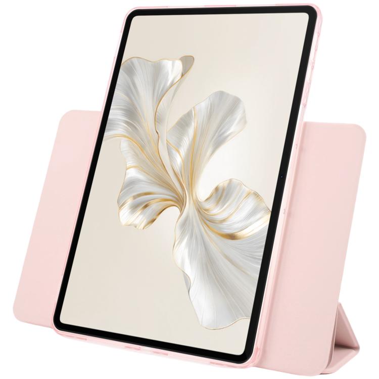 For Honor Pad 9 12.1 Trifold Magnetic Split Acrylic Leather Tablet Case