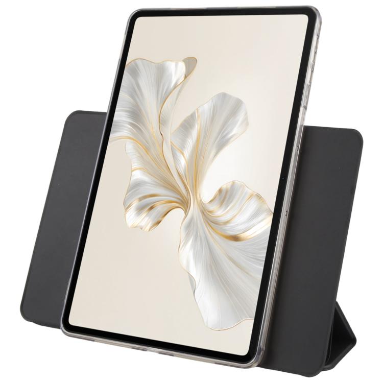 For Honor Pad 9 12.1 Trifold Magnetic Split Acrylic Leather Tablet Case