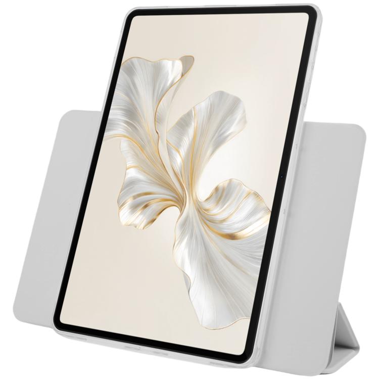 For Honor Pad 9 12.1 Trifold Magnetic Split Acrylic Leather Tablet Case