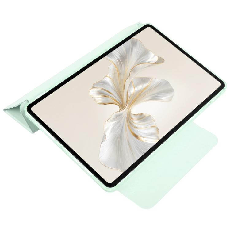 For Honor Pad 9 12.1 Trifold Magnetic Split Acrylic Leather Tablet Case