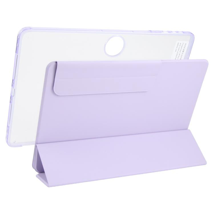 For Honor Pad 9 12.1 Trifold Magnetic Split Acrylic Leather Tablet Case