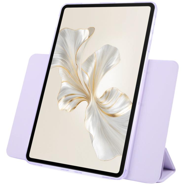 For Honor Pad 9 12.1 Trifold Magnetic Split Acrylic Leather Tablet Case