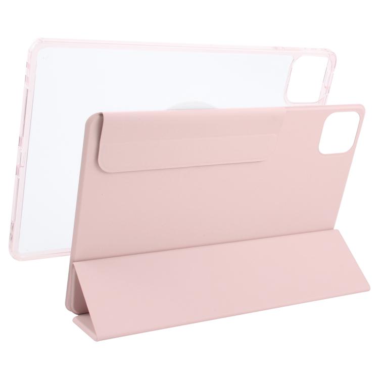 For Honor Pad GT Pro / MagicPad 2 Trifold Magnetic Split Acrylic Leather Tablet Case