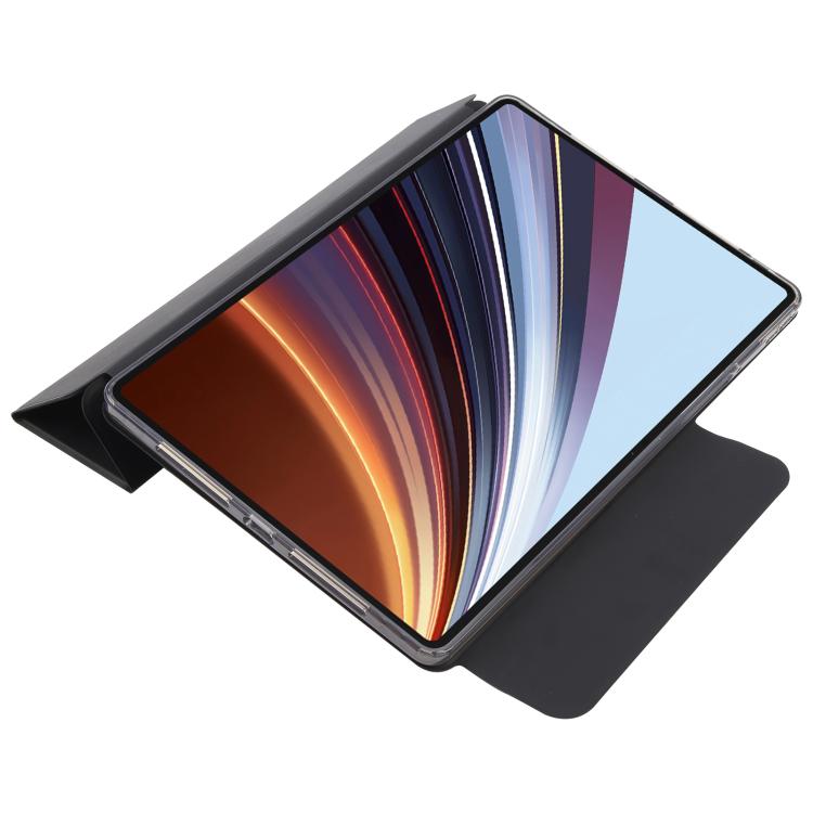 For Honor Pad GT Pro / MagicPad 2 Trifold Magnetic Split Acrylic Leather Tablet Case