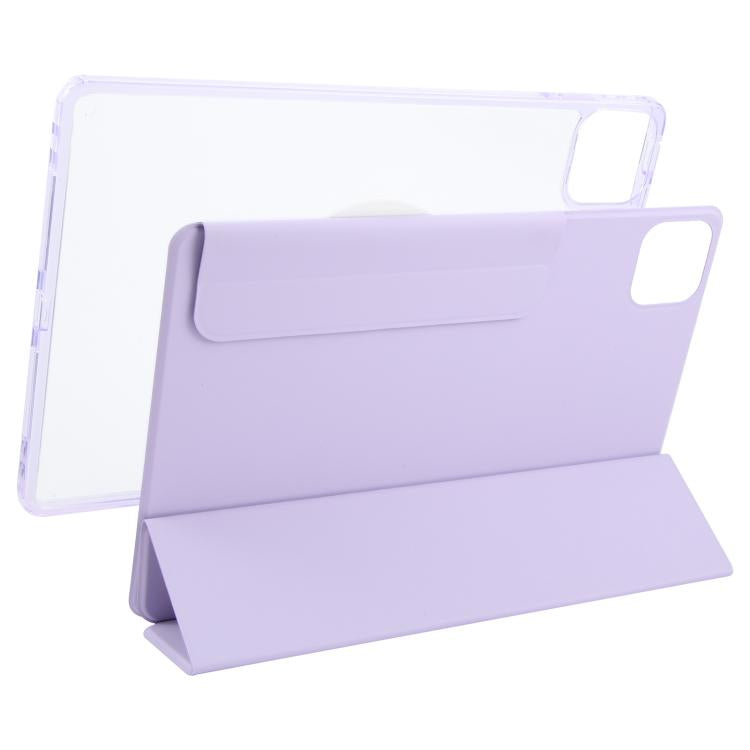For Honor Pad GT Pro / MagicPad 2 Trifold Magnetic Split Acrylic Leather Tablet Case