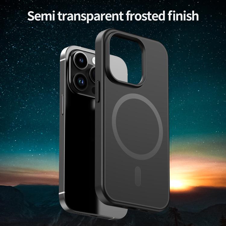 For iPhone 14 Pro Fanying Series PC Hybrid TPU Translucent Frosted MagSafe Phone Case