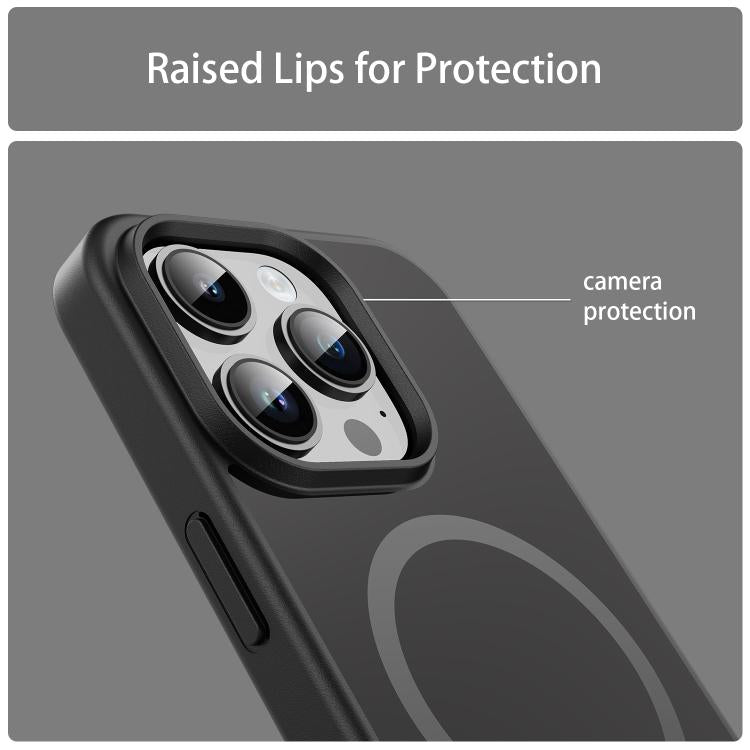 For iPhone 14 Pro Fanying Series PC Hybrid TPU Translucent Frosted MagSafe Phone Case