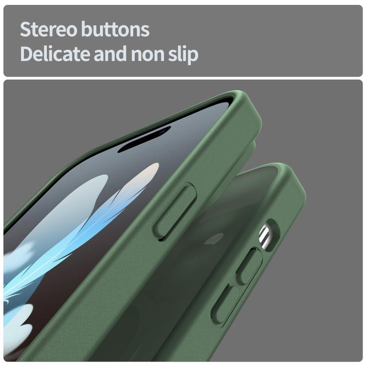 For iPhone 14 Pro Fanying Series PC Hybrid TPU Translucent Frosted MagSafe Phone Case